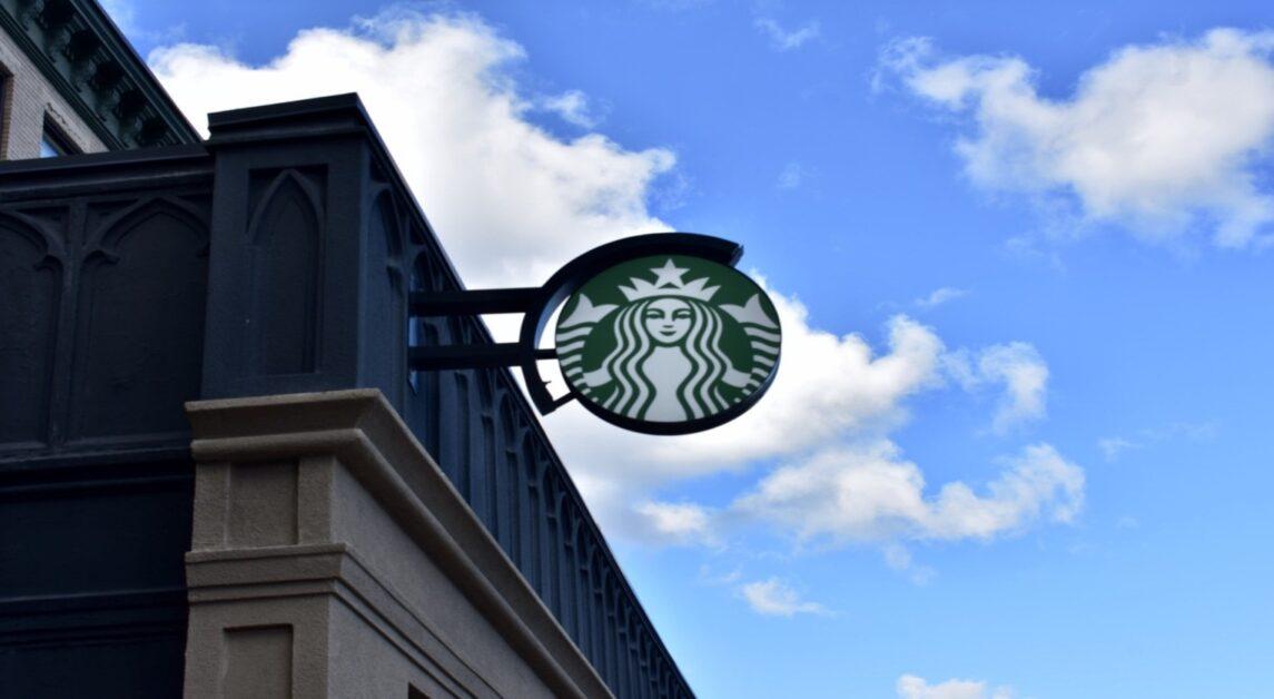 The Starbucks in Cleveland Circle also unionized, joining a national movement (Molly Bruns / Heights Staff).