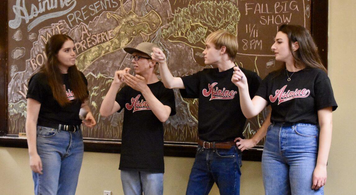 Asinine Engages Packed Crowd With Improv Games During First Show of the Semester
