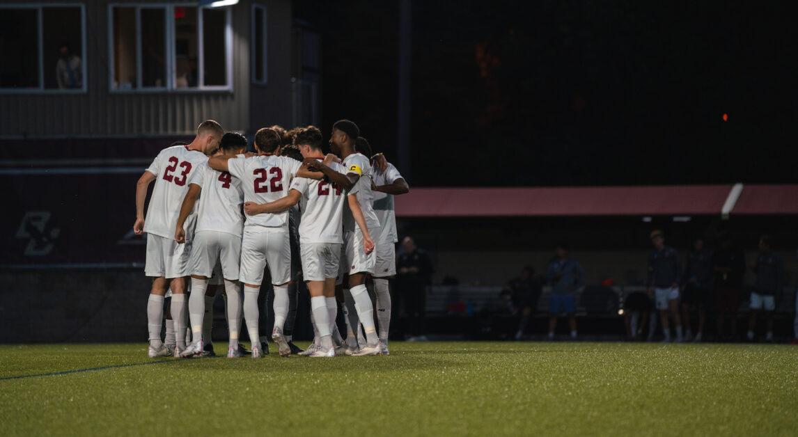 Despite the loss, BC’s offense looked its best all season. Jack Burgess scored the single BC goal in the match. (Chris Ticas / Heights Staff)