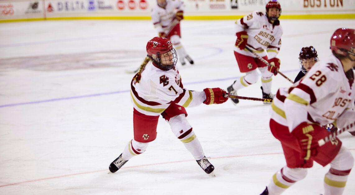 The Eagles went 2-for-4 on the power play while the Catamounts went 1-for-6. (Aditya Rao / Heights Staff)