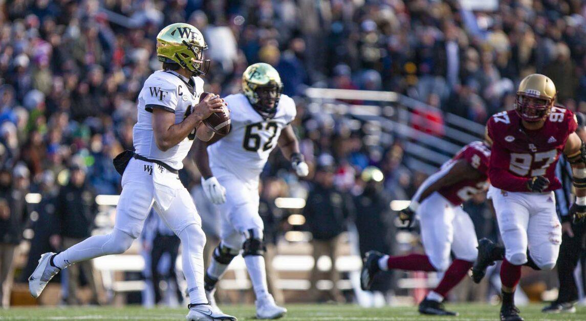 BC’s secondary was responsible for allowing five of Hartman’s six total touchdowns come on throws in the red zone. (Ikram Ali / Heights Senior Staff)