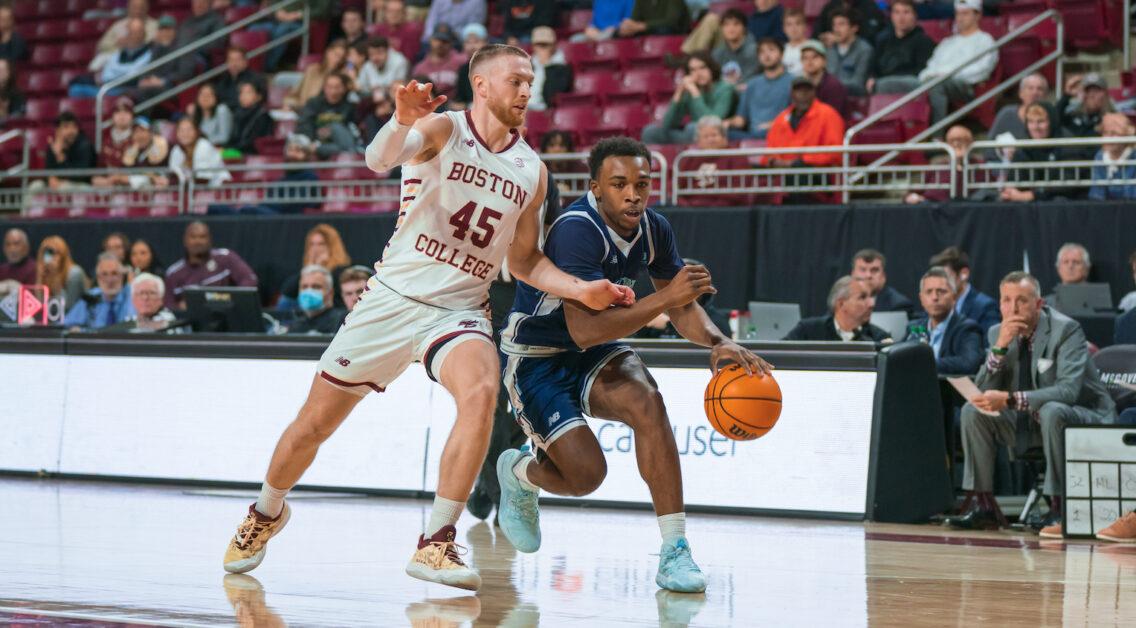 The Eagles shot under 58 percent from the free-throw line, going 15-for-26. (Chris Ticas / Heights Staff)