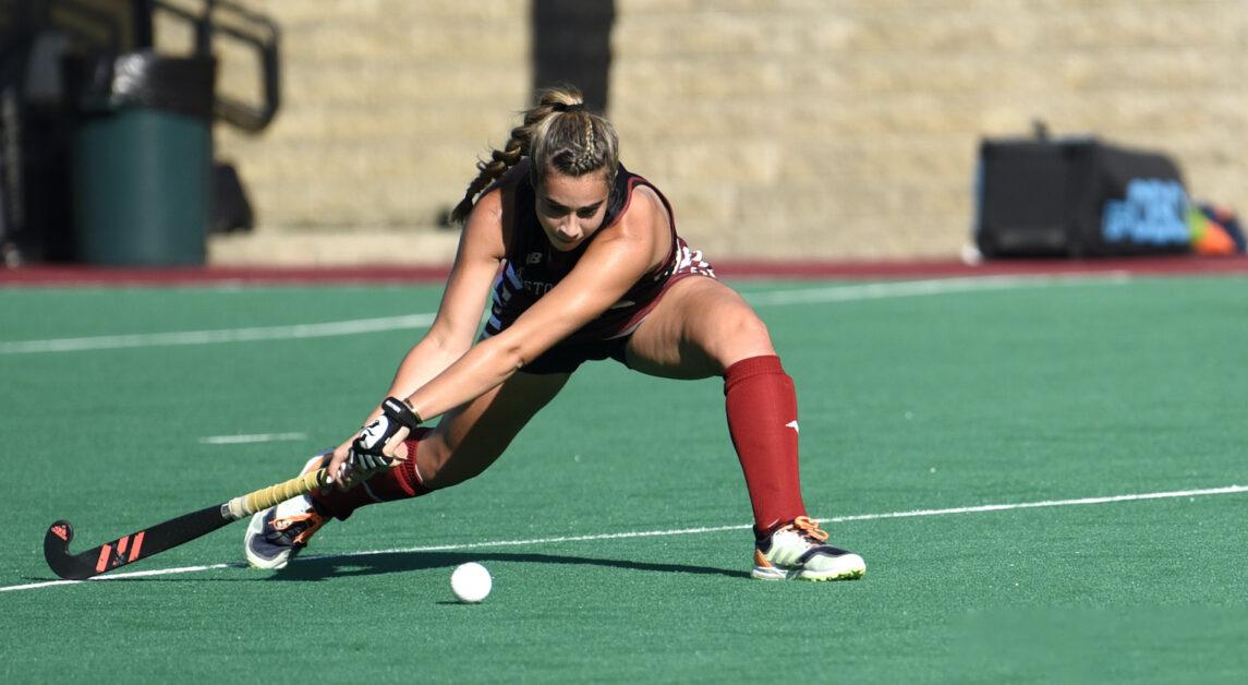 BC's Autumn Littlefield and Areta Milagros tallied goals in the Eagles' loss to Syracuse. (Brody Hannon / For The Heights)
