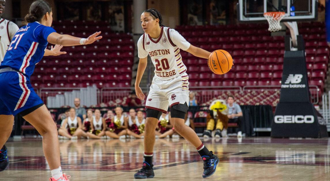 BC went just 2-of-16 from 3-point range. (Nicole Vagra / Heights Editor)
