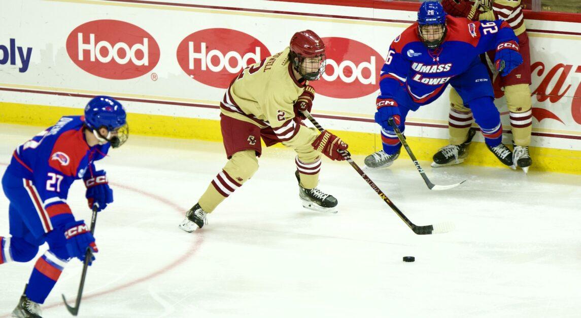 Oskar Jellvik’s game-winning goal in the third period reflected BC’s power-play success this season. (Aditya Rao / Heights Staff)
