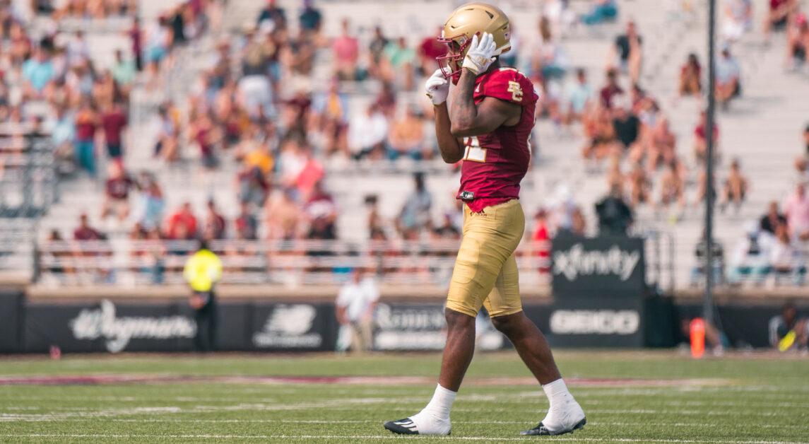 Quarterback Emmett Morehead finished with 117 yards and three interceptions on 9-of-22 passing. (Chris Ticas / Heights Staff)