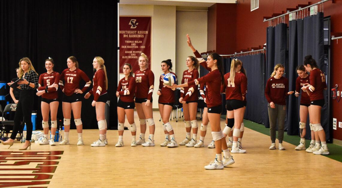 BC tallied 43 kills to Syracuse’s 37. (Peter Hanson / For The Heights)