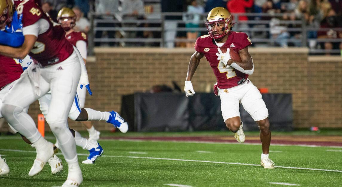 BC’s defense totaled 70 tackles while forcing four turnovers. (Brody Hannon / Heights Staff)