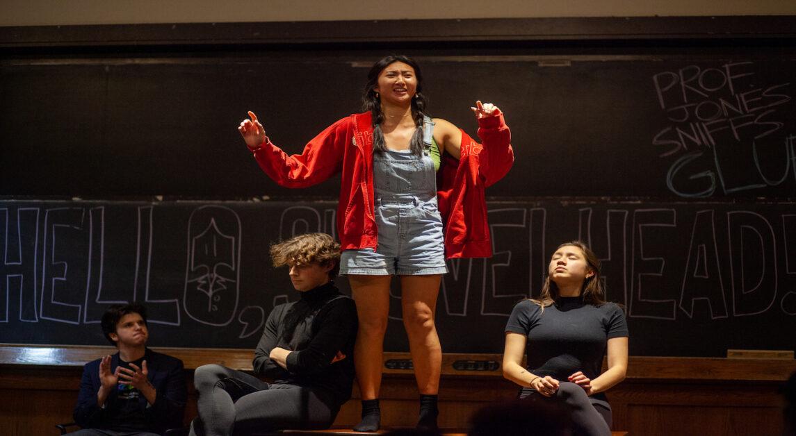 Hello..Shovelhead! Satirizes the College Experience in Fall Show