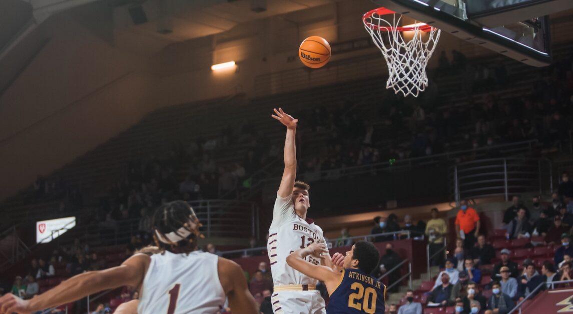 BC’s 11 made 3-pointers on Saturday is the most 3-pointers the Eagles have made in a game all season. (Aditya Rao / Heights Staff)