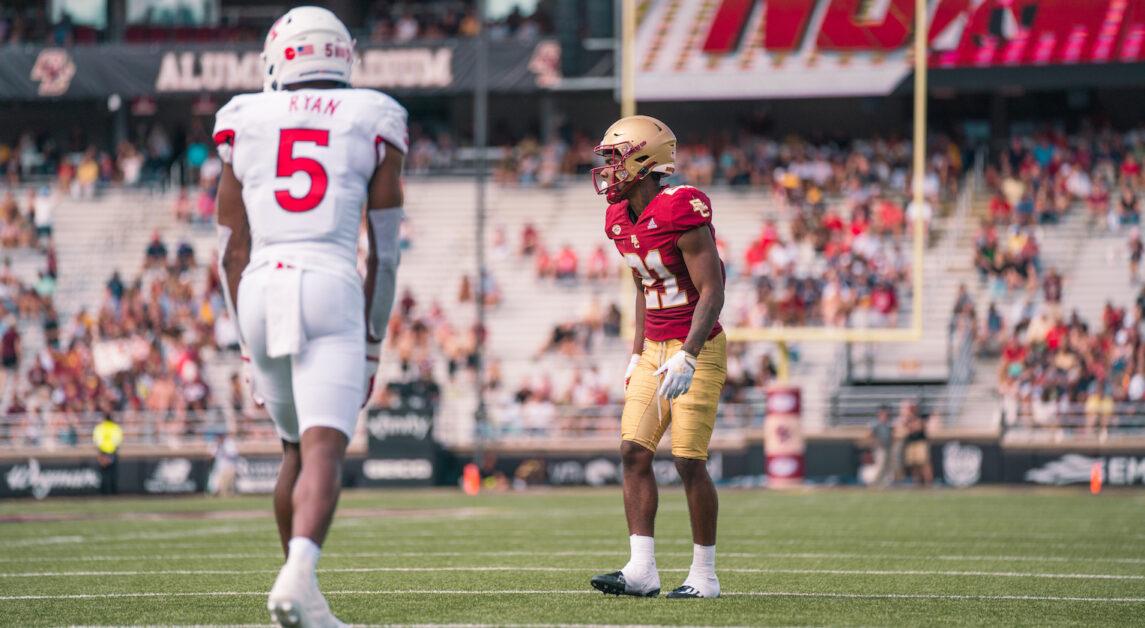 DeBerry recorded 39 solo tackles and 50 total tackles in the 2022 season. (Chris Ticas / Heights Editor)