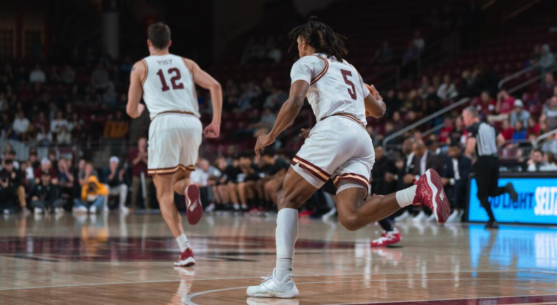 Quinten Post and Makai Ashton-Langford combined for 36 of BC’s 57 total points. (Chris Ticas / Heights Staff)