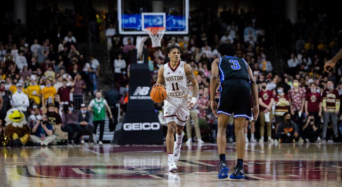 BC held Duke to just 1-of-14 shooting from the floor in the final 11 minutes of play. (Steve Mooney / Heights Senior Staff)