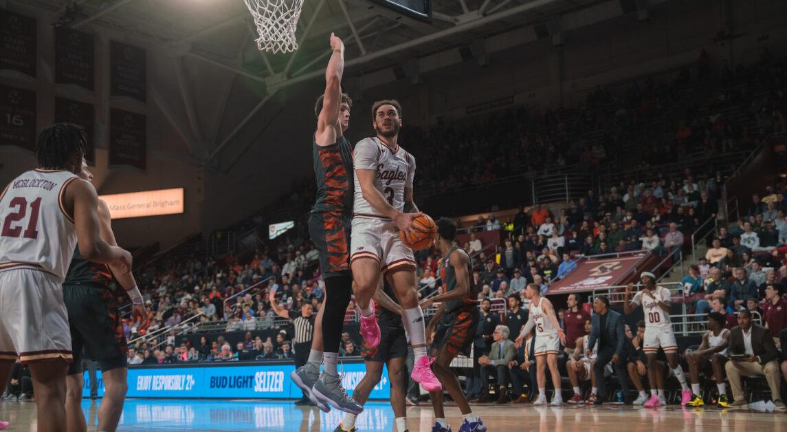 Jaeden Zackery, pictured above, finished with 13 points, all of which came in the first half. (Chris Ticas / Heights Staff)