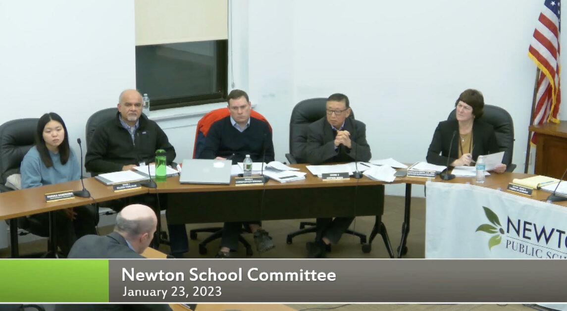 Kathleen Smith, interim superintendent of NPS, warned of position cuts and limited resources if a tax increase fails in an override vote in March. (Connor Siemien / Heights Editor)