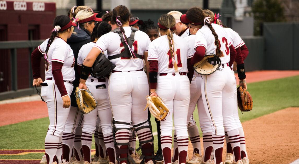 The Eagles scored 10 total runs in the Joan Joyce Classic. (Nicole Wei / Heights Staff)