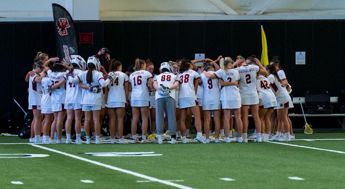 Despite four Eagles recording hat tricks, BC could not pull off the win in Evanston. (Kenneth Chen / Heights Staff)