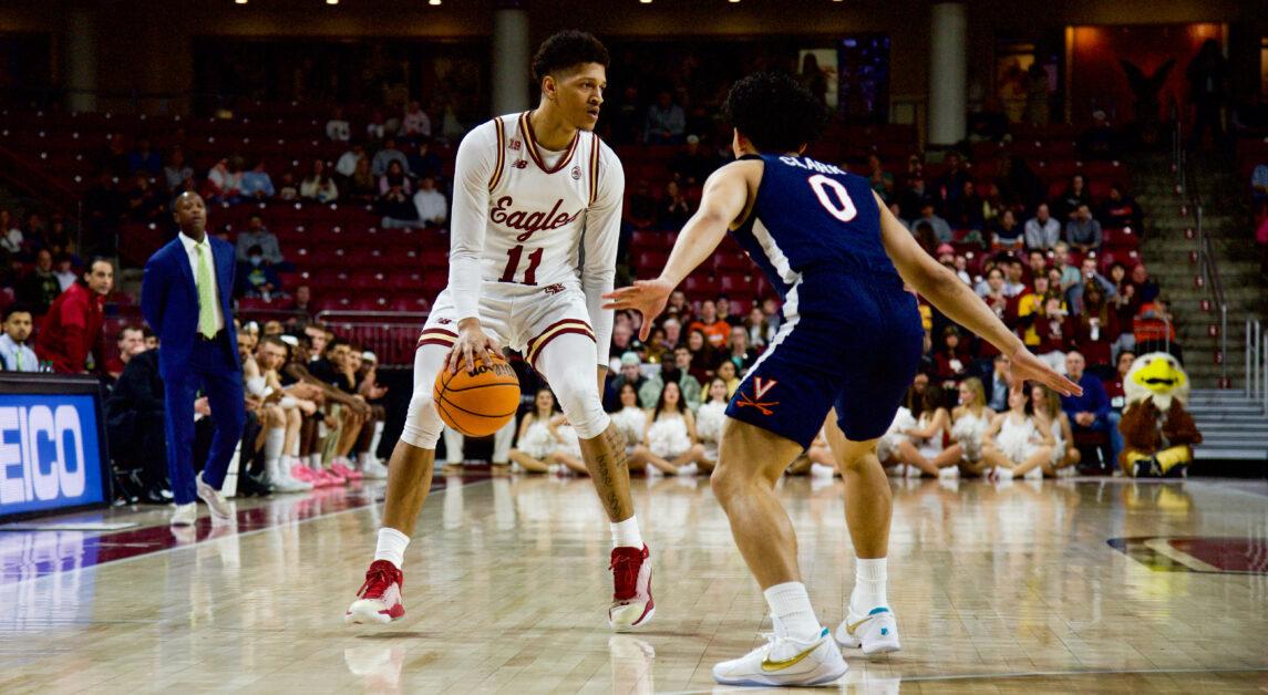 BC held the Cavaliers to 32.2 percent shooting. (Nicole Vagra / Heights Editor)