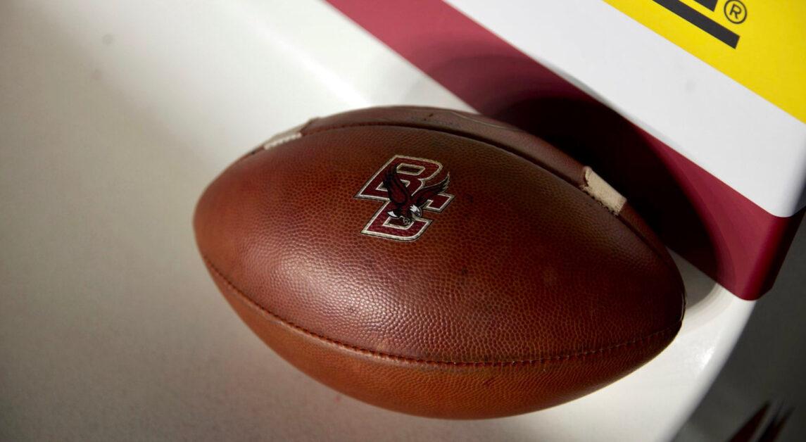 The Eagles totaled the fewest rushing yards in the FBS in 2022 with 758. (Leo Wang / Heights Staff)