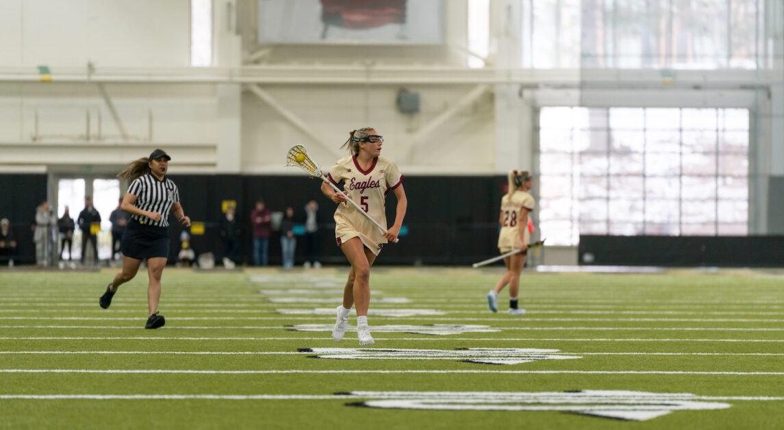 Belle Smith led the Eagles with five goals in the contest. (Chris Ticas / Heights Editor)