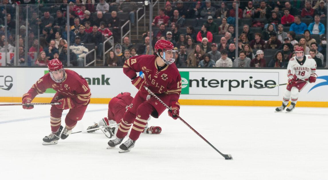 Nesterenko’s departure marks the first signing of a player from BC’s 2022–23 roster. (Chris Ticas / Heights Editor)