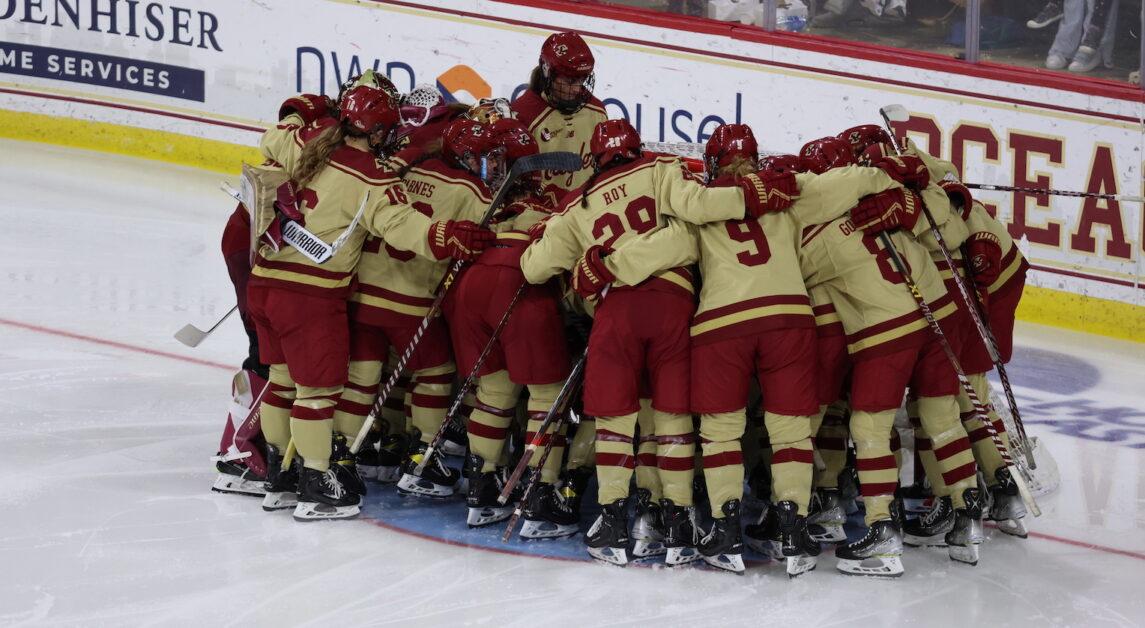 Graduate goaltender Abigail Levy made 38 saves in the contest. (Kellen Davis / Heights Staff)