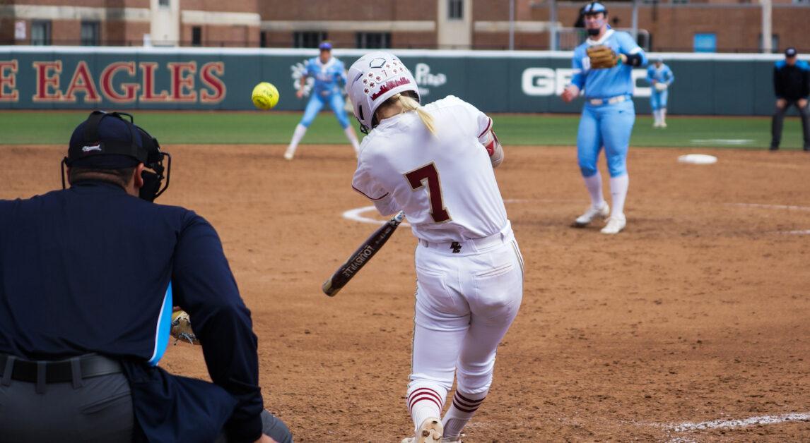 BC recorded eight hits in the loss. (Nicole Wei / Heights Staff)