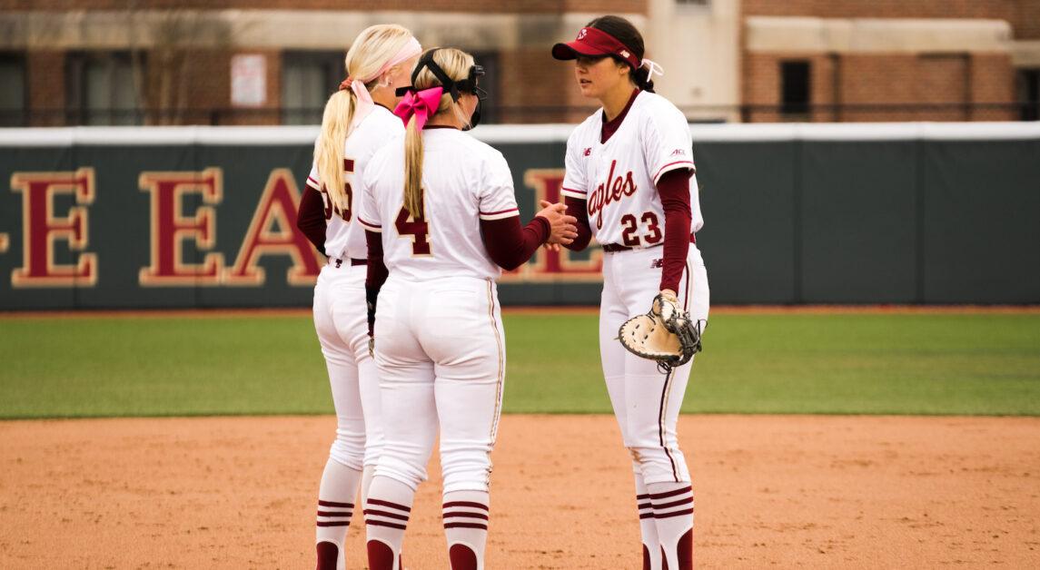 BC scored six runs in the fourth inning. (Nicole Wei / Heights Staff)