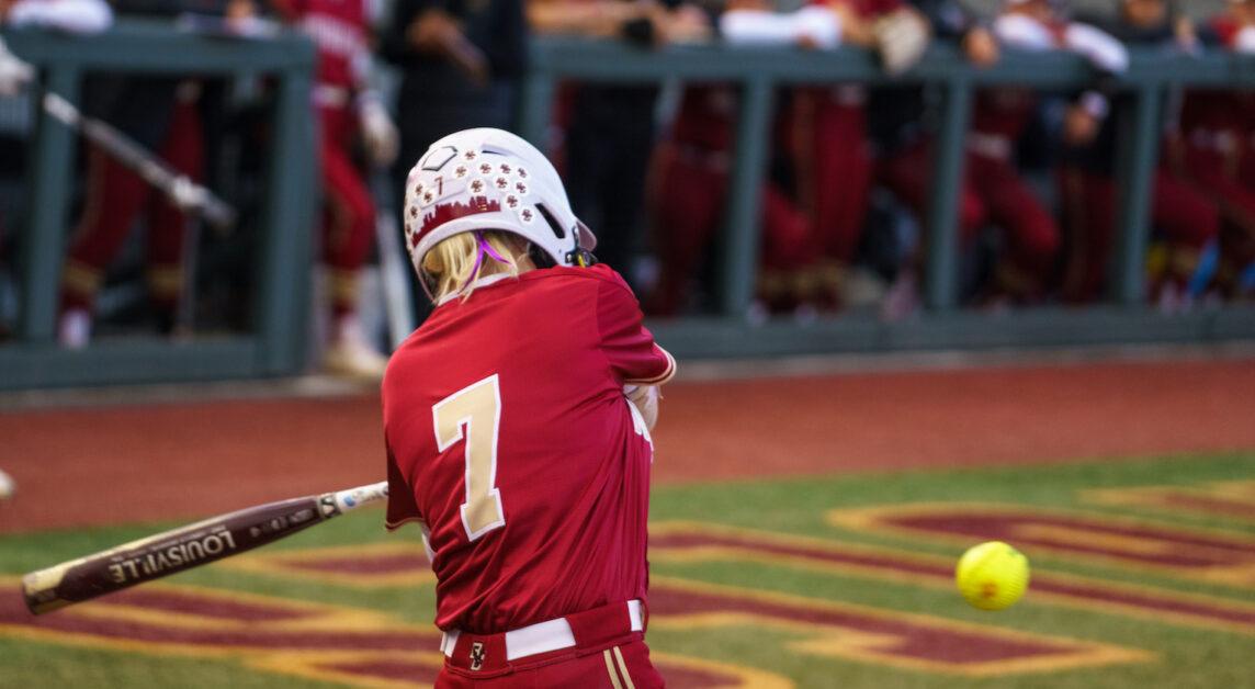 BC registered five hits but only scored two runs in Friday’s game. (Nicole Wei / Heights Staff)