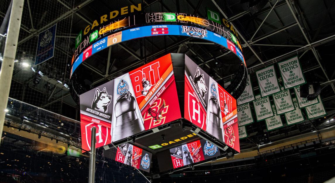 The last Women’s Beanpot that BC won was in 2018 in Kelley Rink. (Nicole Vagra / Heights Editor)