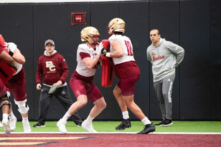 Boston College football is back for its spring season, and with a new staff and new players, the Eagles have transitioned into a fresh start.