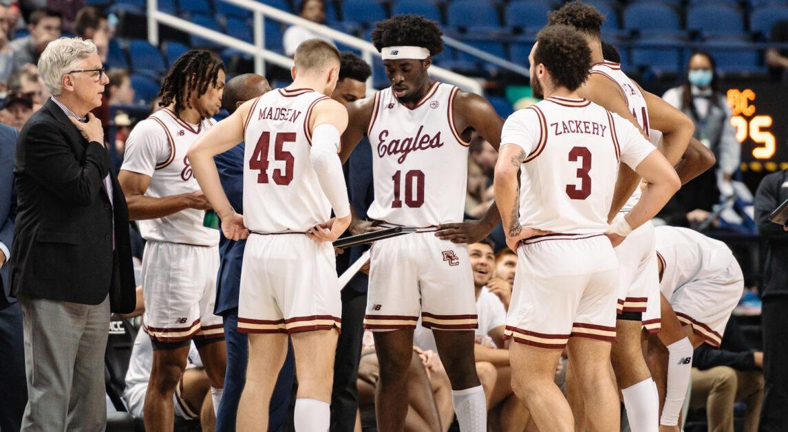 BC grabbed 40 total rebounds compared to Louisville’s 29 on Tuesday. (Photo Courtesy of Evan Harris)