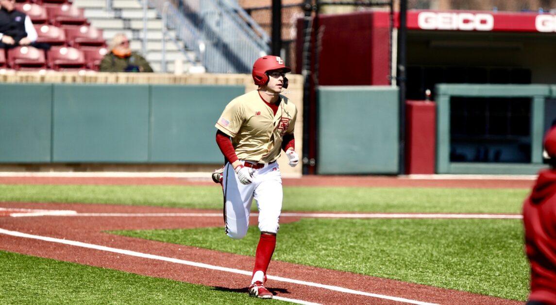 Despite only scoring in one inning, BC registered a total of seven hits—only four less than the Blue Devils had. (Aditya Rao / Heights Staff)
