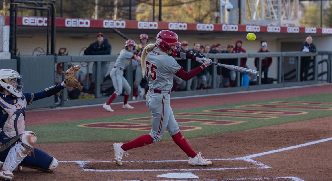 BC recorded five hits in the loss. (Kenneth Chen / Heights Staff)