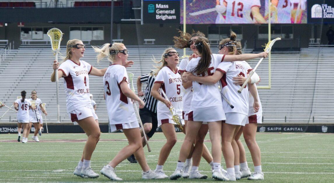 BC's defense forced 15 turnovers in the win. (Alina Chen / Heights Staff).