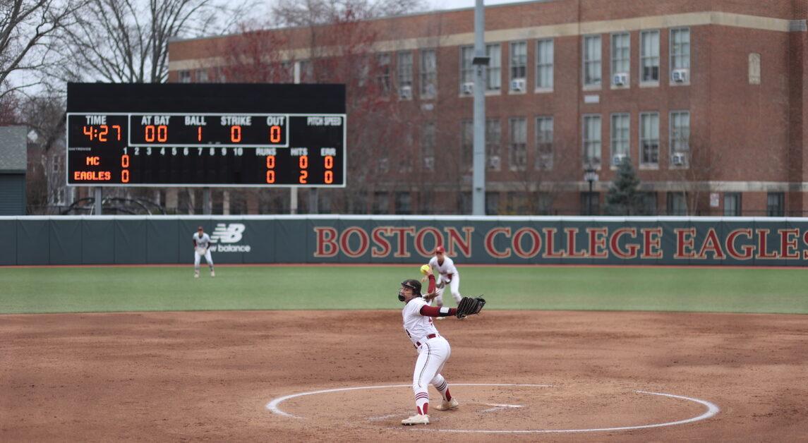 Abby Dunning has an ERA of 2.57 with 87.0 innings pitched. (Lily Gu / Heights Staff)