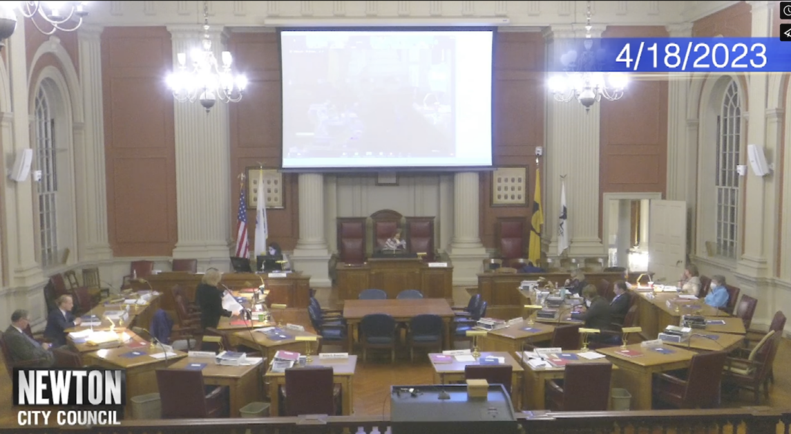 The Newton City Council met at 7:45 p.m. on Tuesday. (Ella Song / Heights Editor)