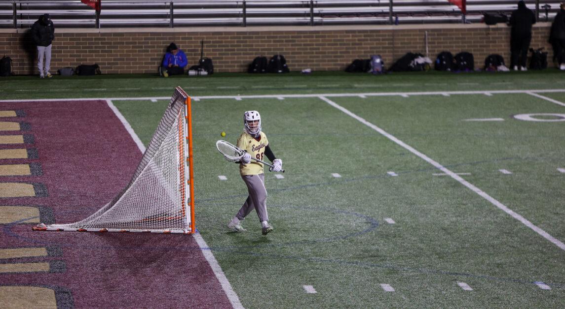 BC won the turnover battle 18–15, and freshman goalkeeper Shea Dolce stopped eight of Penn’s shots. (Callie Oxford / Heights Editor)