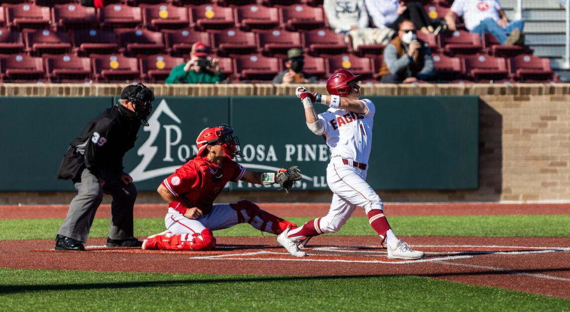In 2021, his final season on the Heights, Frelick manufactured a .359 batting average with 27 RBIs and 27 walks. (Jesse Rivilis / Former Heights Staff)