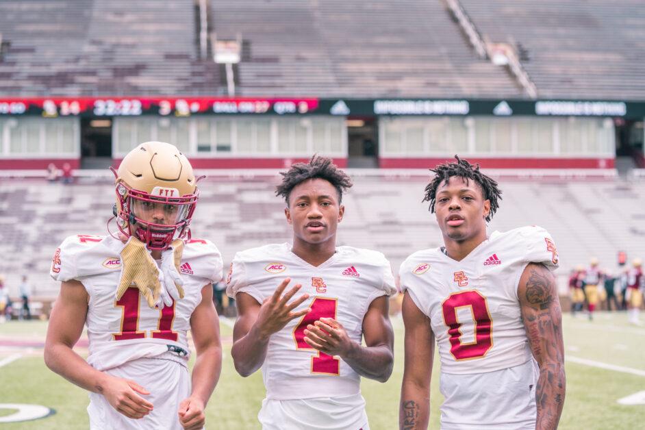Zay Flowers can’t pinpoint one low moment from his four years at Boston College. Not a single one through 48 games. 