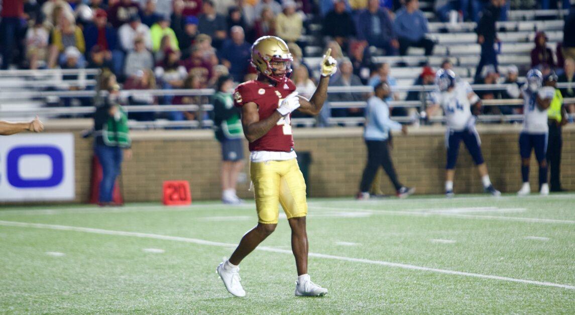 Zay Flowers, pictured above. (Aditya Rao / Heights Staff)