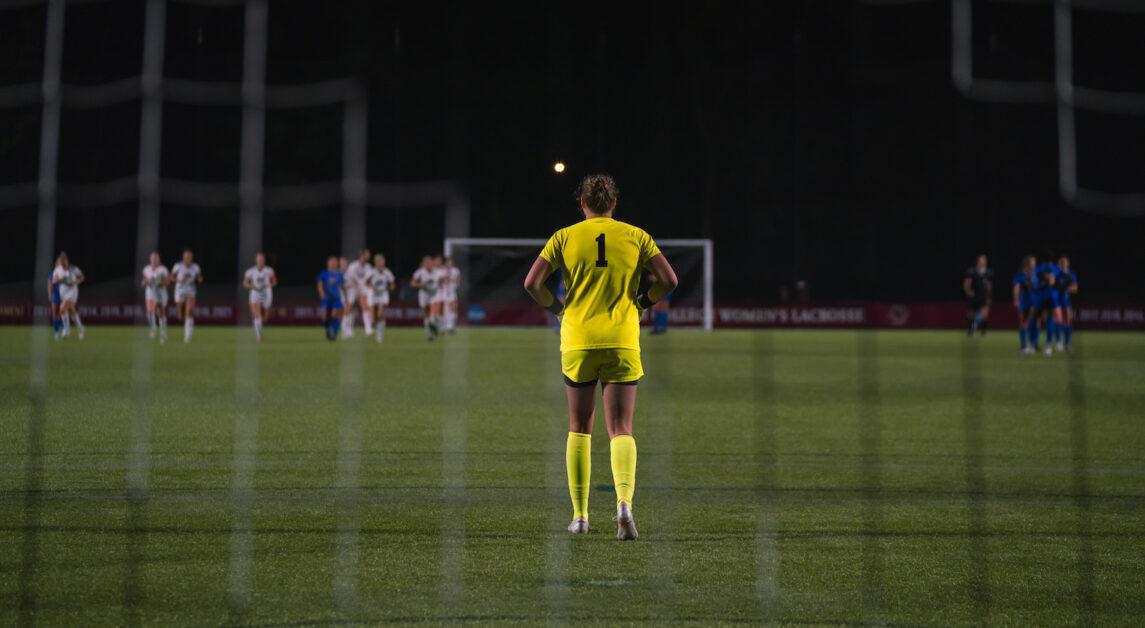  Willebrandt, pictured above, tallied three saves in the loss. (Chris Ticas / Heights Editor)