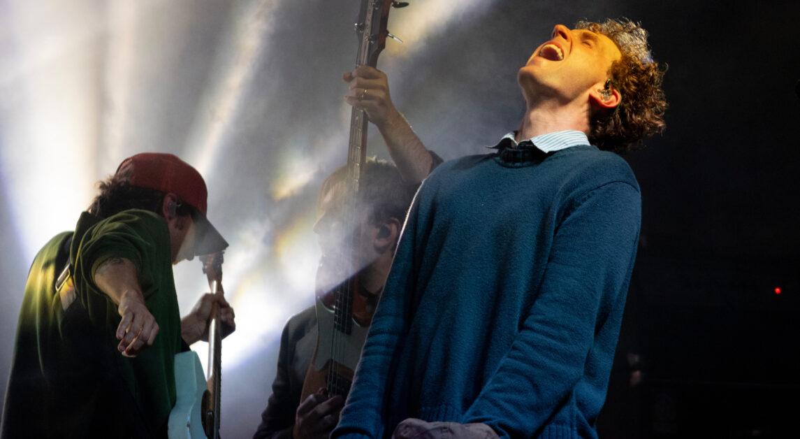 COIN, an American pop rock band from Nashville, performed at CAB’s annual Stokes Set concert on Saturday, September 23, 2023 (Kellen Davis / Heights Staff).