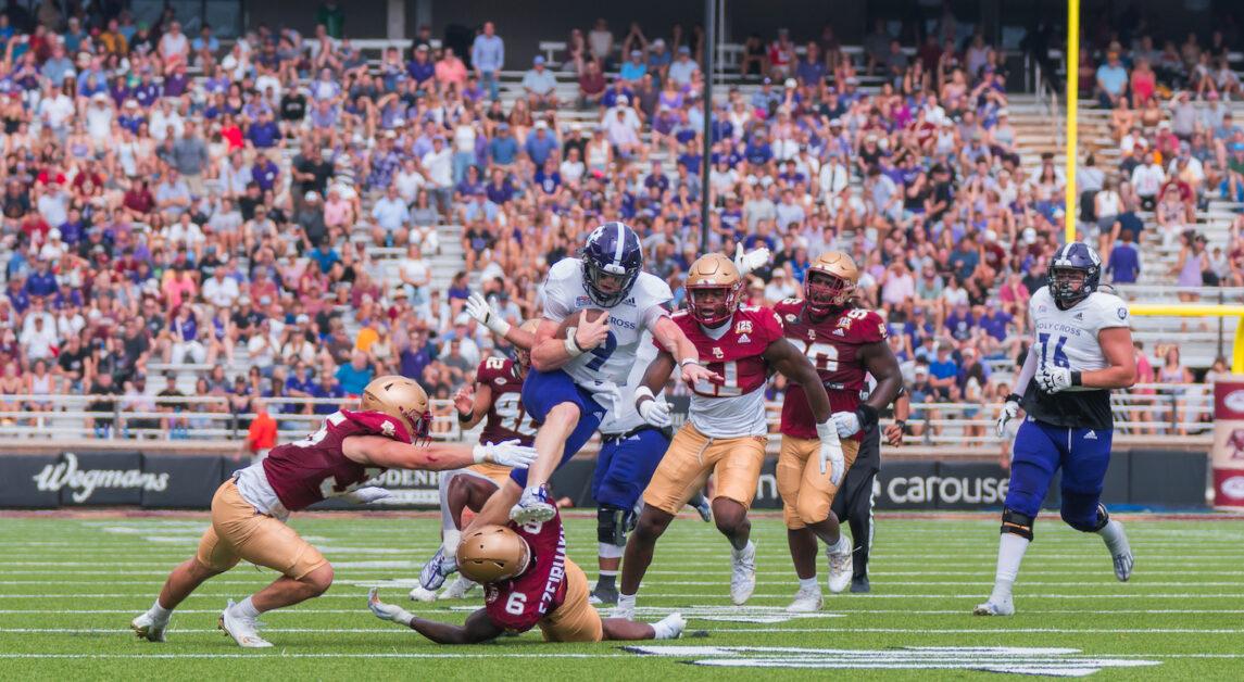 With Saturday’s victory over the Crusaders, BC has won 34 consecutive games against FCS opponents. (Chris Ticas / Heights Editor)