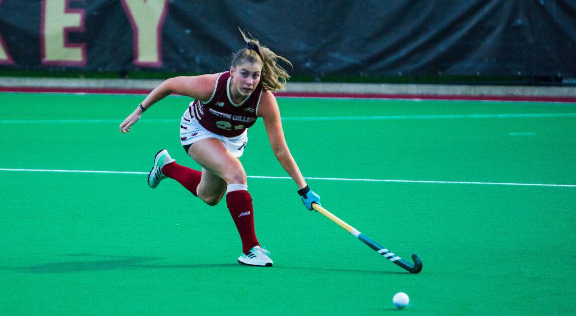 BC totaled three penalty corners to Virginia’s four. (Nicole Wei / Heights Staff)