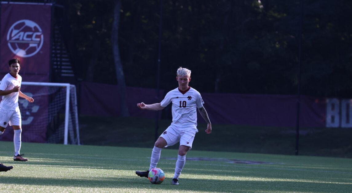 NC State outshot the Eagles 15–4 in the two sides’ first conference matchup of the year. (Kellen Davis / Heights Staff)