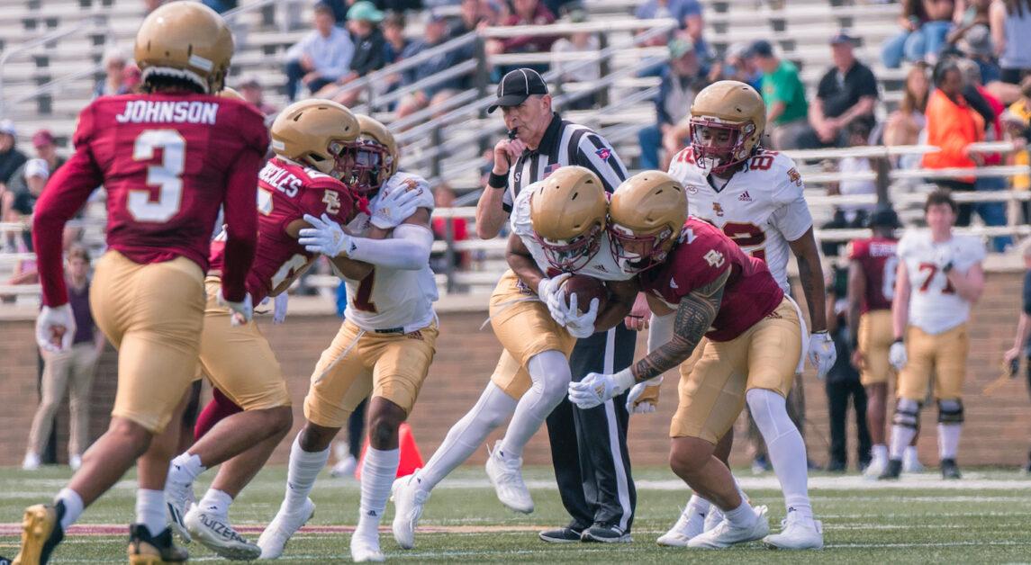 BC and Northern Illinois haven't matched up since Sep. 1, 2017, when the Eagles defeated the Huskies 23–20. (Chris Ticas / Heights Editor)