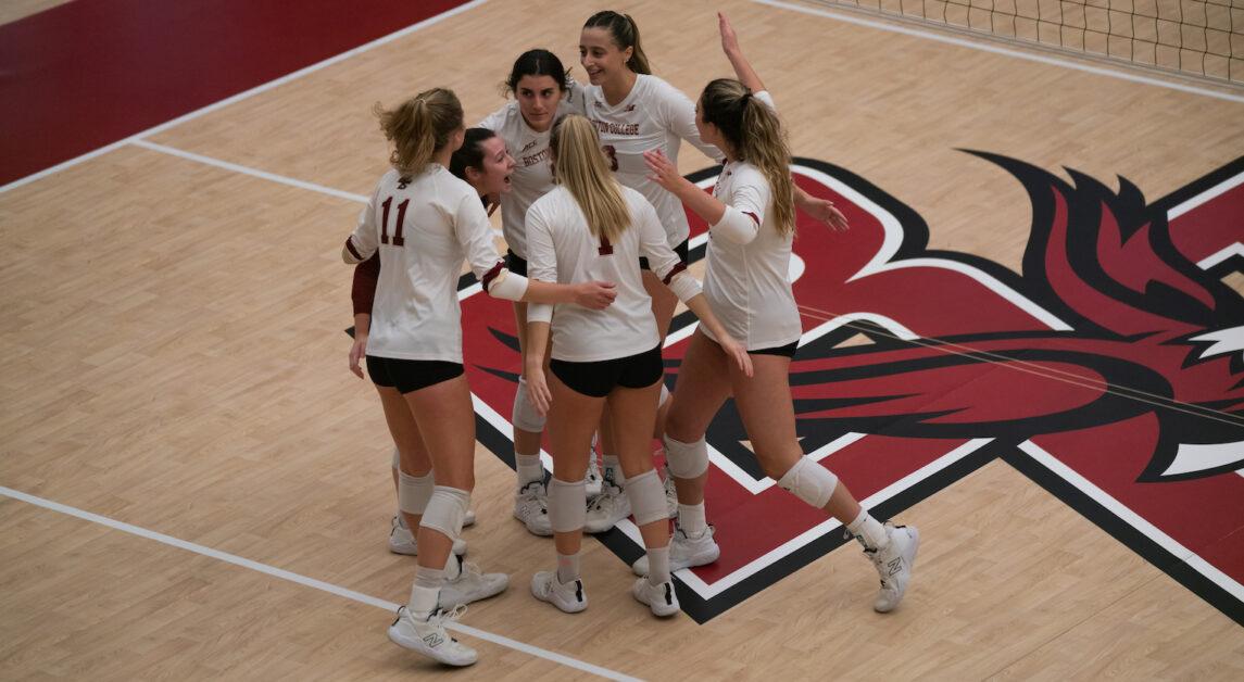 BC did not lose a single set through three contests. (Chris Ticas / Heights Editor)