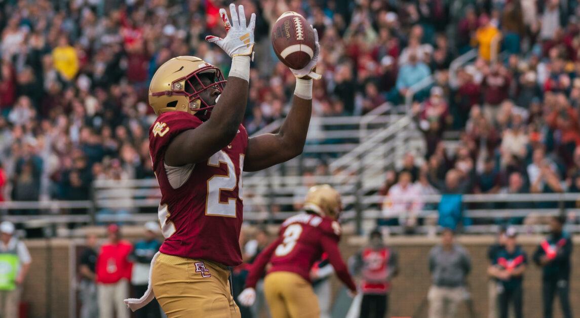 BC is looking to capture is fourth straight win on Saturday. (Chris Ticas / Heights Editor)