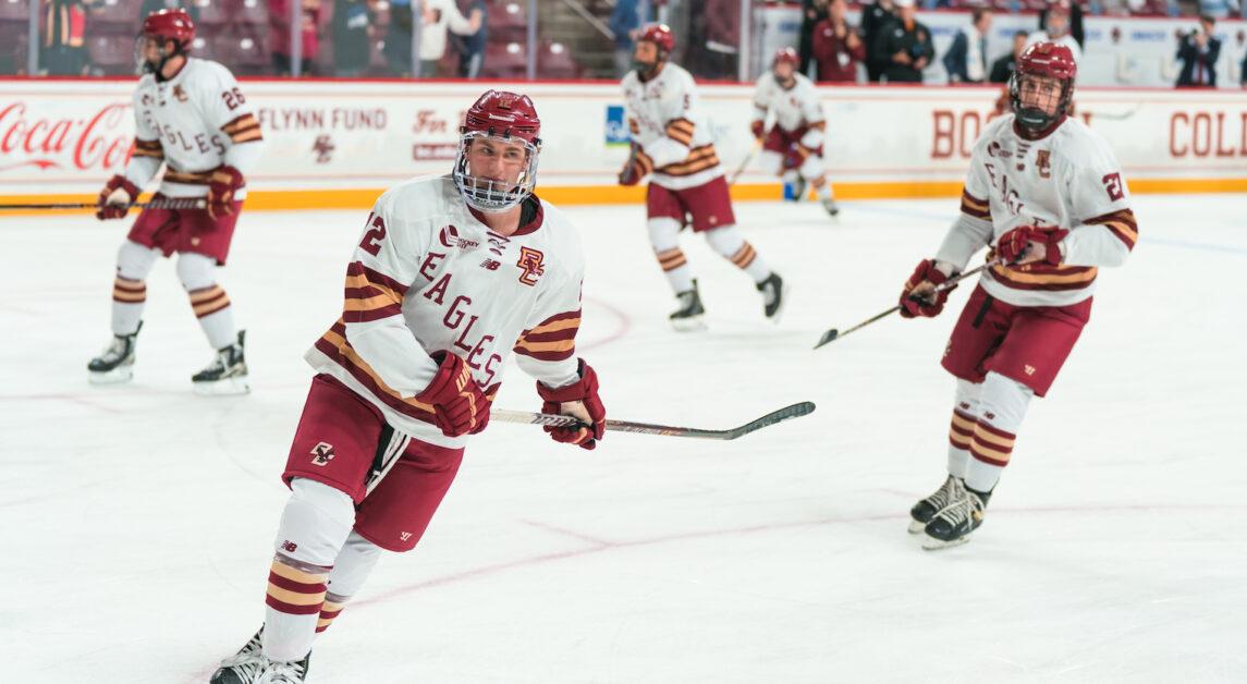 No. 6 BC squares off against No. 2 Quinnipiac on Saturday night for its season opener. (Chris Ticas / Heights Editor)